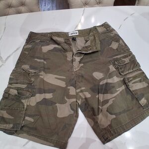 Camouflage Cargo Men Shorts